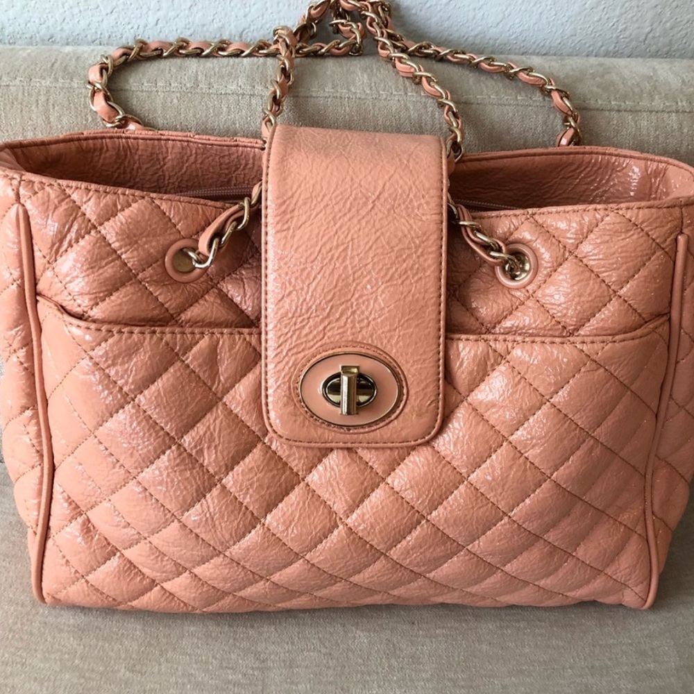 Aldo Coral Tote Purse with braided straps - Picture 2 of 4